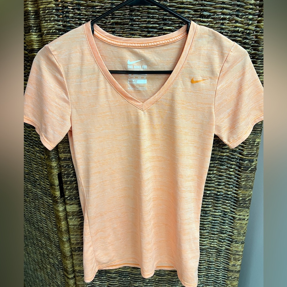 Nike-V‎ Neck Sport Shirt, Dri-Fit, Size: XS, Pre-Owned